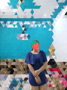 Blue Bodycon Mini Dress