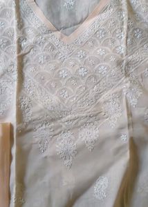 Lakhnawi Cotton Suit Embroidery
