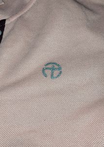 Twizt T Shirt For Girls (S) Orange Solid