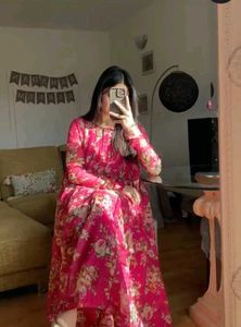 Floral Print Kurta