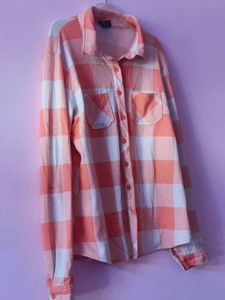 (Price Drop) Pookie Checked Shirt 🩷🤍