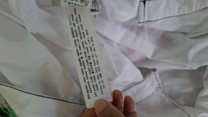 ZARA BASIC White Button Down Dress