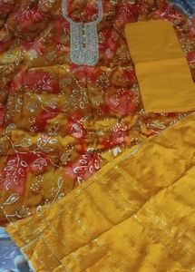 Elegant Ethnic Kurta bottom dupatta unstiched