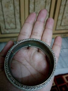 Pearl &amp; Rhinestone Bangle