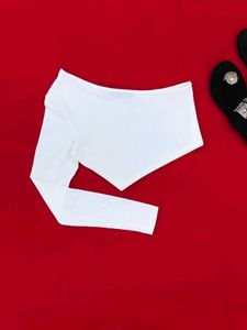 H&amp;M White One Side Top