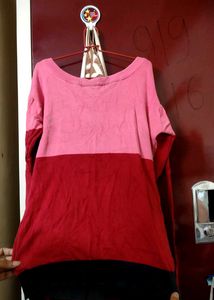 Pink Solid Color Monte Carlo Sweater
