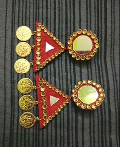 Mahalaxmi Coin Earring