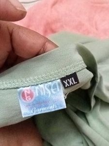 Knee Length T Shirt Night Wear