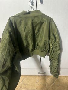 Olive Green Bomber Jacket