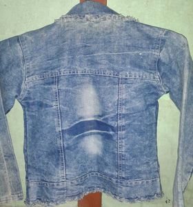 Denim Button-Up Jacket