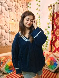 Red IKKAT Printed Kurti