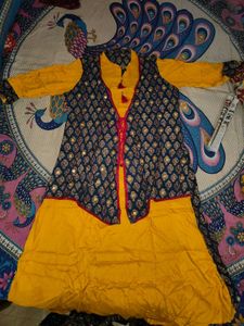 Ethnic Kurta Set with Jacket