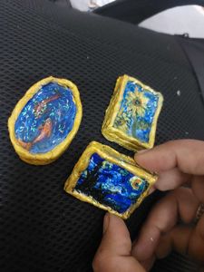 Handmade Van Gogh Inspired Fridge Magnet