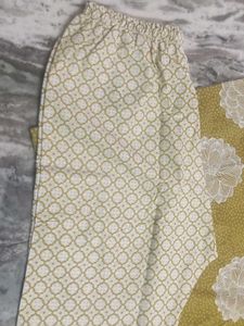 Floral Print Kurti Set