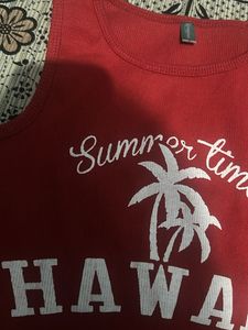 Red Cute Tank Top
