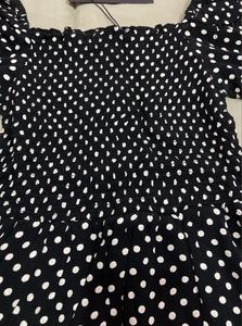 ONLYPolka-Dot Print A-line Dress