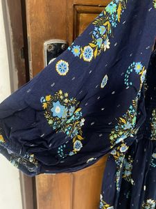 Floral Print Off-Shoulder Dress