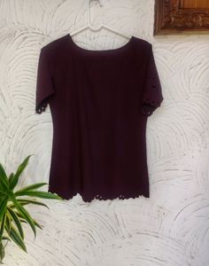 Wine/Burgundy colour Top