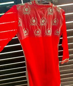 Beautiful Red Kurta