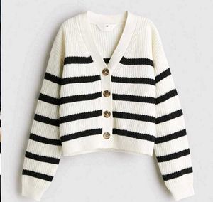 Striped Knit Cardigan