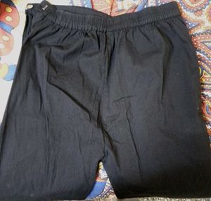 Black Cotton women Pant