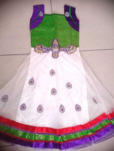Embroidered Anarkali Dress