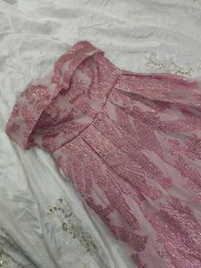 Pink Strapless Party Dress