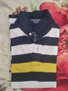 Striped Polo T-Shirt