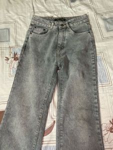 Gray Denim Jeans