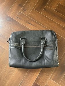 Leather Laptop Bag/have Some Fading On The Edges