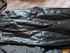 Black Leather Sleeve Winter 🧥 For Women