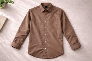 Men's Brown Casual Shirt