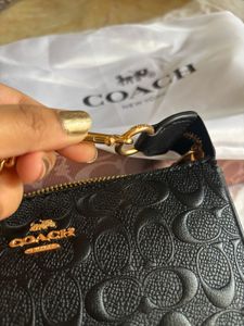 Coach Nolita - Black Engraved Shoulder Bag