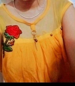 Stylish Mustard Top