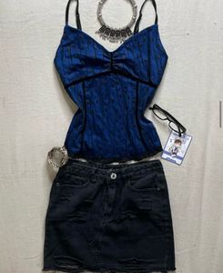 Goth Rockstar Lace Cami Top