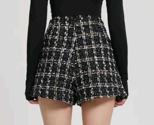 Tweed Mini Shorts