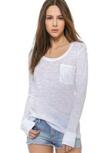 White Long Sleeve Top