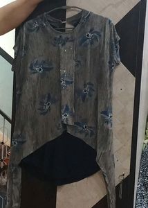 Women&#39;s XXL Top,Floral Print