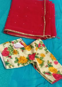 Red Saree