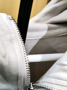 Women&#39;s imported premium zipper light hoodie