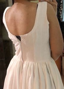 Chikankari White Gown