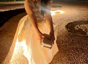 savana elegant White Dress