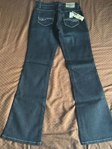NEW bootcut jeans with tag dark blue denim