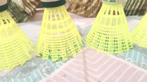 Set Of 4 Badminton Nylon Shuttlecock 🏸