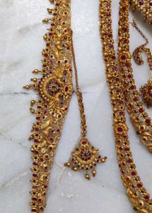 Bridal Gold-Tone Jewelry Set
