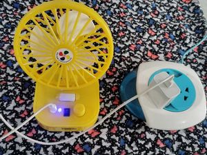 Cute Yellow Mini Fan - Rechargeable❤️