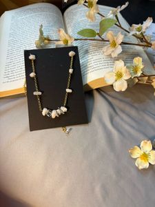 Boho Gold Chain Gemstone Necklace