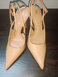Zara Nude Heels
