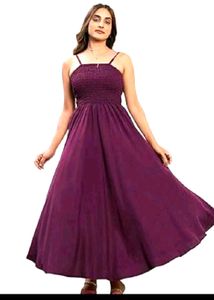 Burgundy Maxi Dress