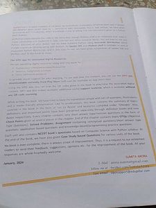 Computer Science Book For Class12